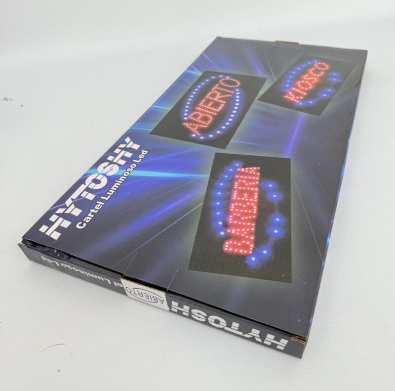 30A - CARTEL LED - ABIERTO