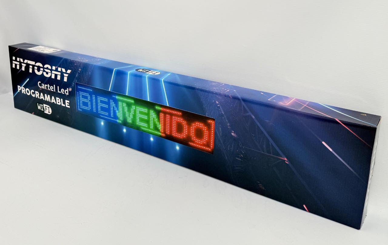 20M- CARTEL LED PROGRAMABLE/ RGB – El Despegue