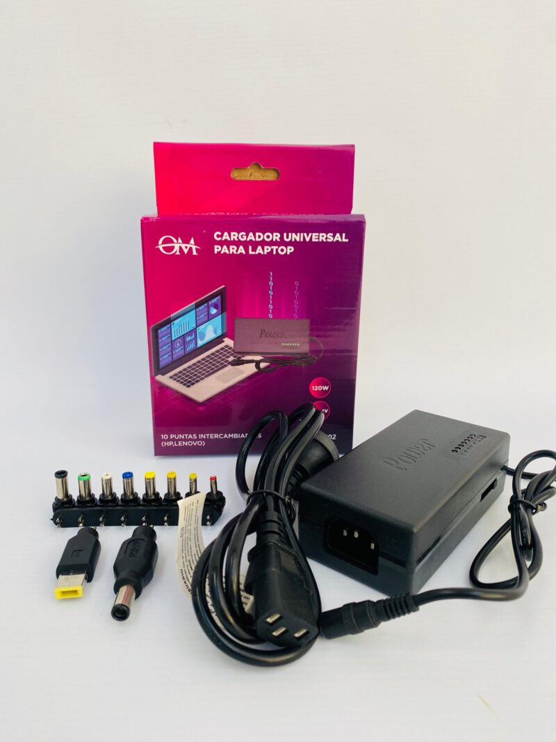 1019HL - CARGADOR NOTEBOOK CON FICHA HP Y LENOVO
