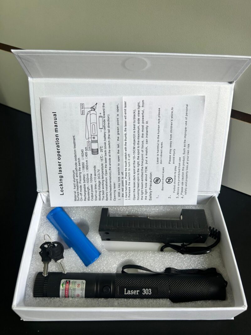 GLR- GREEN LASER P. RECARGABLE CAJA AZUL