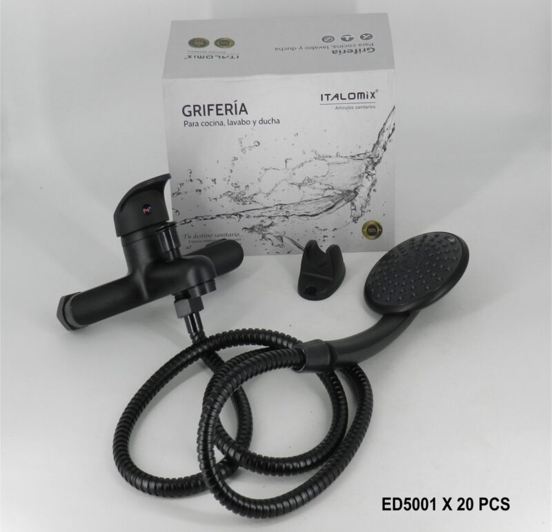ED5001 - GRIFERIA DAROS SET DE DUCHA NEGRA