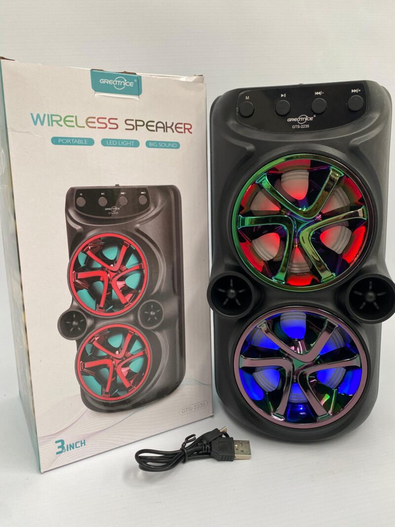 GTS2235 - PARLANTE BLUETOOTH 2X3 GTS