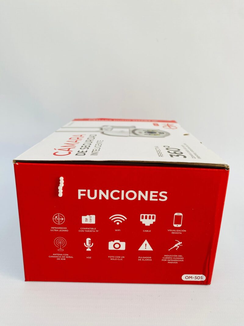 505 - CAMARA DE SEGURIDAD INTELIGENTE 360º (CAJA NARANJA)