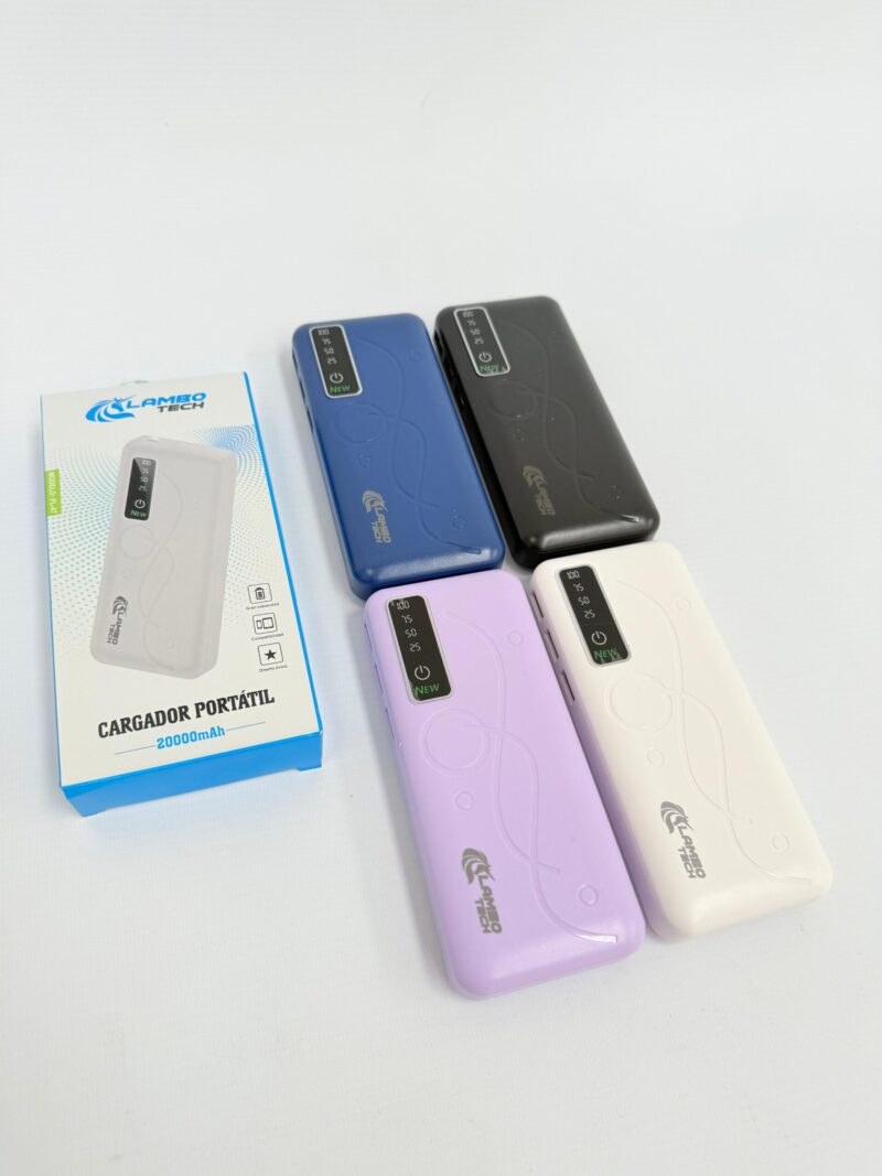 PL47 - POWER BANK 20.000 MAH PL47 LAMBO TECH