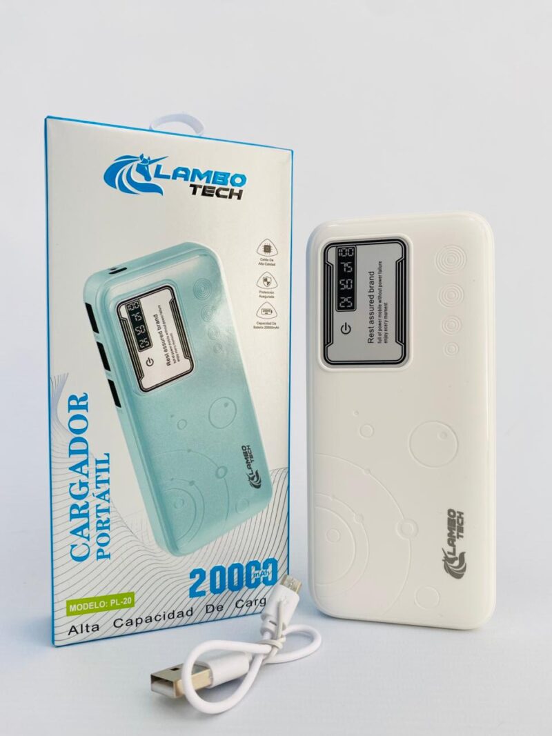 PL20 - POWER BANK 20.000 MAH PL20 LAMBO TECH