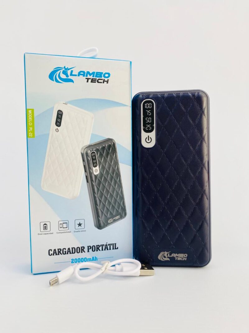 PL22 - POWER BANK 20.000 MAH PL22 LAMBO TECH