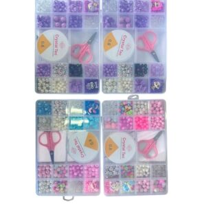 AV5994 - SET PARA ARMAR PULSERAS + ESTUCHES PERSONAJES