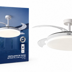 CF30LT.png CF30LT - VENTILADOR DE TECHO RETRACTIL CON LUZ LED OM