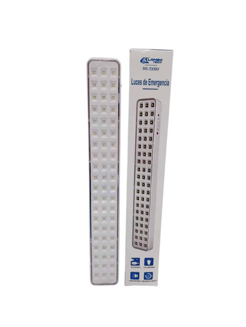 7006M.jpeg CMS25018 - LUZ DE EMERGENCIA 60 LED LAMBO TECH MS7006M USB RECARGABLE