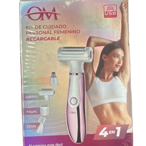 OM6028 - DEPILADORA PARA MUJER OM 4 EN 1