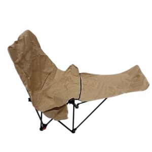 DB002YELLO - SILLA DE LUNA PLEGABLE PARA EXTERIOR BEIGE