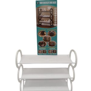 YH8819-3BB - ESTANTE PARA ZAPATOS DE 3 NIVELES BLANCO